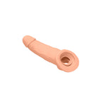 REALROCK 9'' Realistic Penis Extender with Rings - Flesh 22.9 cm Penis Extension Sleeve - Hush Store Sydney 