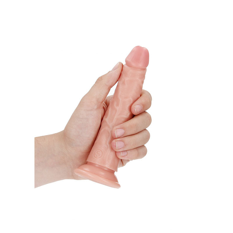 REALROCK Realistic Slim Dildo without Balls - 15.5 cm - Flesh 15.5 cm (6'') Dong - Hush Store Sydney 