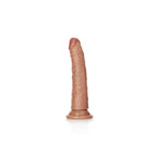 REALROCK Realistic Slim Dildo without Balls - 15.5 cm - Tan 15.5 cm (6'') Dong - Hush Store Sydney 