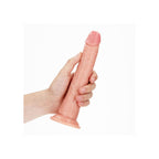REALROCK Realistic Slim Dildo with Suction Cup - 20.5cm - Flesh 20.5 cm (8'') Dong - Hush Store Sydney 