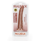 REALROCK Realistic Slim Dildo with Suction Cup - 20.5cm - Tan 20.5 cm (8'') Dong - Hush Store Sydney 