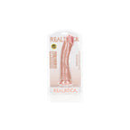REALROCK Realistic Regular Curved Dildo with Suction Cup - 23 cm - Flesh 23 cm (9'') Dong - Hush Store Sydney 