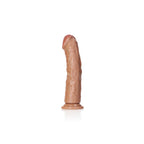 REALROCK Realistic Regular Curved Dildo with Suction Cup - 23 cm - Tan 23 cm (9'') Dong - Hush Store Sydney 