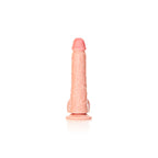 REALROCK Straight Realistic Dildo with Balls - 18 cm - Flesh 18 cm (7'') Dong - Hush Store Sydney 