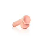 REALROCK Straight Realistic Dildo with Balls - 18 cm - Flesh 18 cm (7'') Dong - Hush Store Sydney 