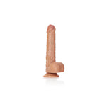 REALROCK Straight Realistic Dildo with Balls - 18 cm - Tan 18 cm (7'') Dong - Hush Store Sydney 