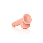 REALROCK Straight Realistic Dildo with Balls - 20.5 cm - Flesh 20.5 cm (8'') Dong - Hush Store Sydney 