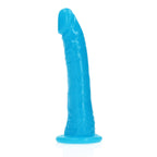 REALROCK 15.5 cm Slim Glow in the Dark Neon - Blue - Glow in Dark Blue 15.5 cm (6'') Dong - Hush Store Sydney 