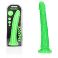 REALROCK 29 cm Slim Glow in the Dark Neon - Green - Glow in Dark Green 29 cm (11'') Dong - Hush Store Sydney 