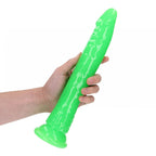 REALROCK 29 cm Slim Glow in the Dark Neon - Green - Glow in Dark Green 29 cm (11'') Dong - Hush Store Sydney 