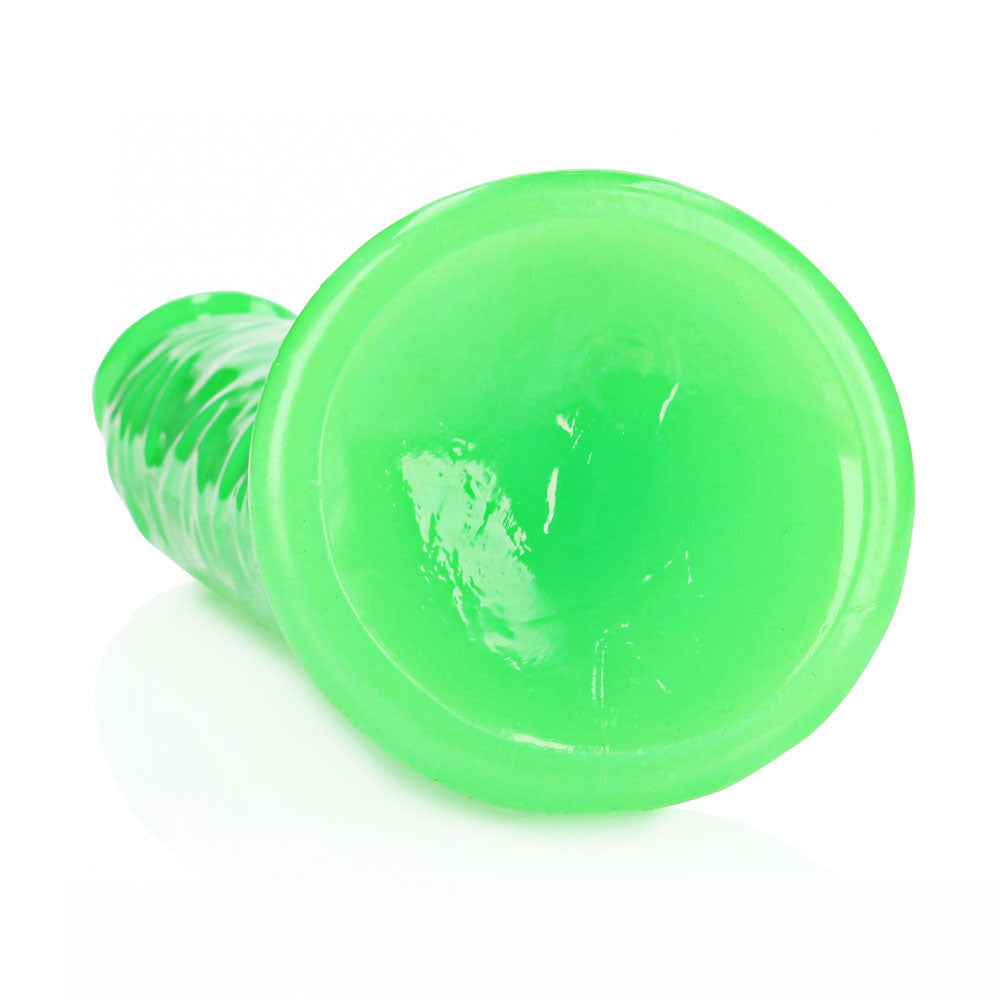 REALROCK 29 cm Slim Glow in the Dark Neon - Green - Glow in Dark Green 29 cm (11'') Dong - Hush Store Sydney 