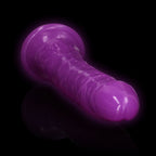 REALROCK 29 cm Slim Glow in the Dark Neon - Purple - Glow in Dark Purple 29 cm (11'') Dong - Hush Store Sydney 