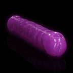 REALROCK 38 cm Double Dong Glow - Purple - Purple 38 cm (15'') Double Dong - Hush Store Sydney 