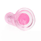 REALROCK 15.5 cm Straight Dildo - Pink - Pink 15.5 cm (6'') Dong - Hush Store Sydney 