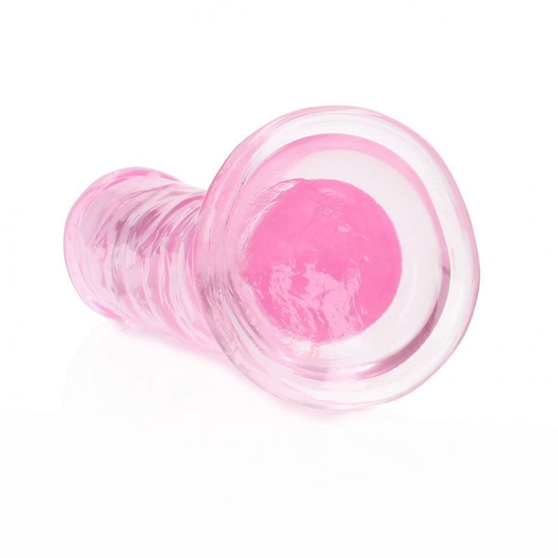 REALROCK 15.5 cm Straight Dildo - Pink - Pink 15.5 cm (6'') Dong - Hush Store Sydney 