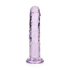 REALROCK 15.5 cm Straight Dildo - Purple - Purple 15.5 cm (6'') Dong - Hush Store Sydney 
