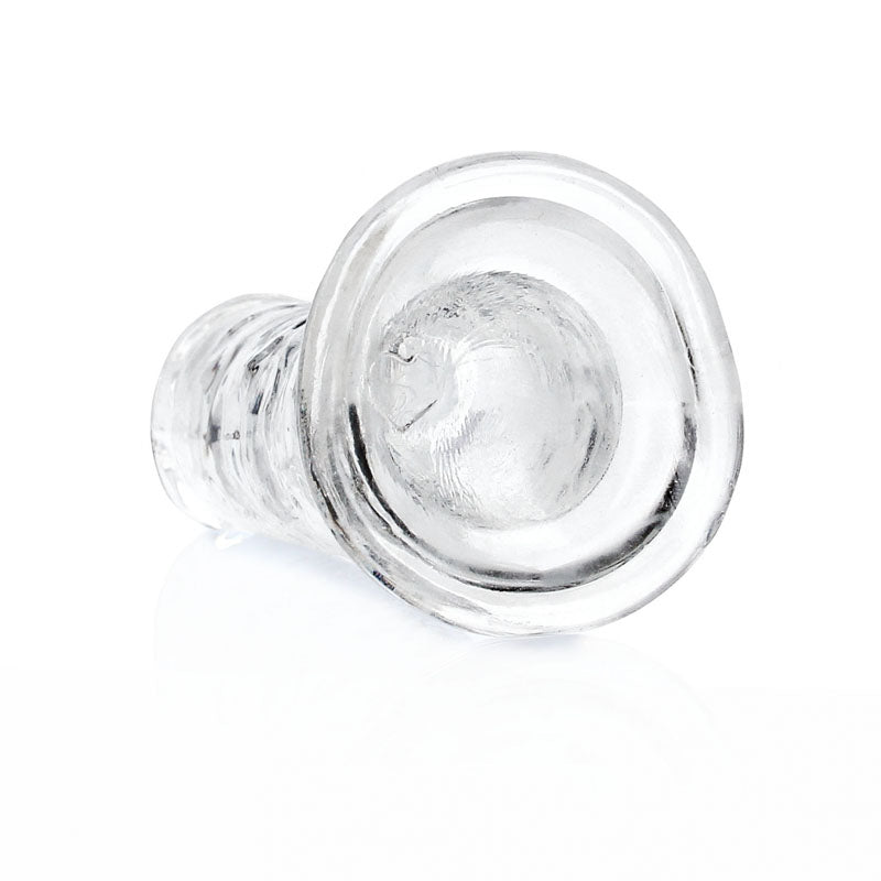 REALROCK 15.5 cm Straight Dildo - Clear - Clear 15.5 cm (6'') Dong - Hush Store Sydney 