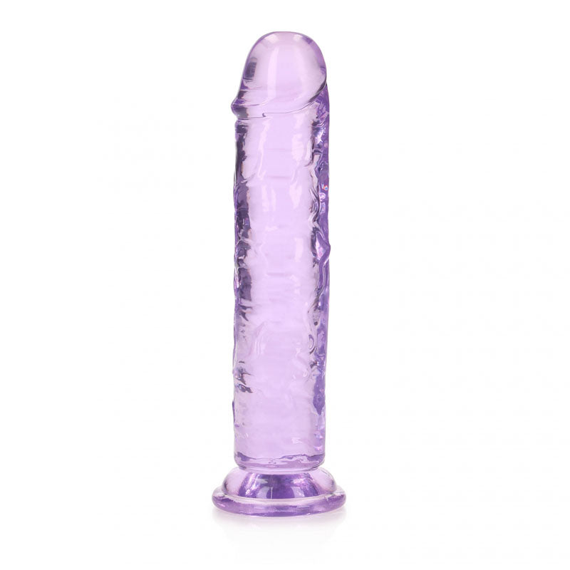 REALROCK 18 cm Straight Dildo - Purple - Purple 18 cm (7'') Dong - Hush Store Sydney 