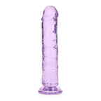 REALROCK 18 cm Straight Dildo - Purple - Purple 18 cm (7'') Dong - Hush Store Sydney 