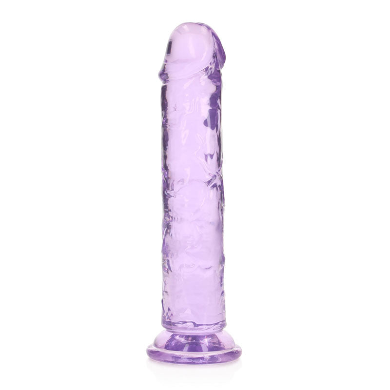 REALROCK 18 cm Straight Dildo - Purple - Purple 18 cm (7'') Dong - Hush Store Sydney 