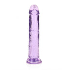 REALROCK 18 cm Straight Dildo - Purple - Purple 18 cm (7'') Dong - Hush Store Sydney 