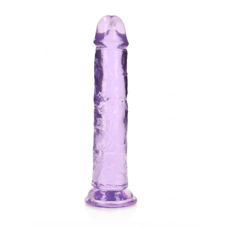 REALROCK 18 cm Straight Dildo - Purple - Purple 18 cm (7'') Dong - Hush Store Sydney 
