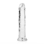 REALROCK 18 cm Straight Dildo - Clear - Clear 18 cm (7'') Dong - Hush Store Sydney 