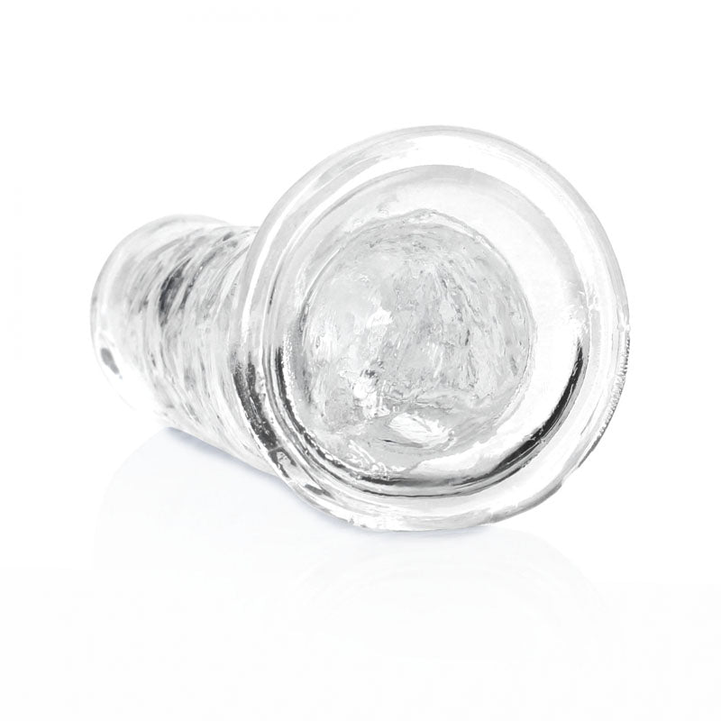 REALROCK 18 cm Straight Dildo - Clear - Clear 18 cm (7'') Dong - Hush Store Sydney 
