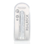 REALROCK 20 cm Straight Dildo - Transparent - Clear 20 cm (8'') Dong