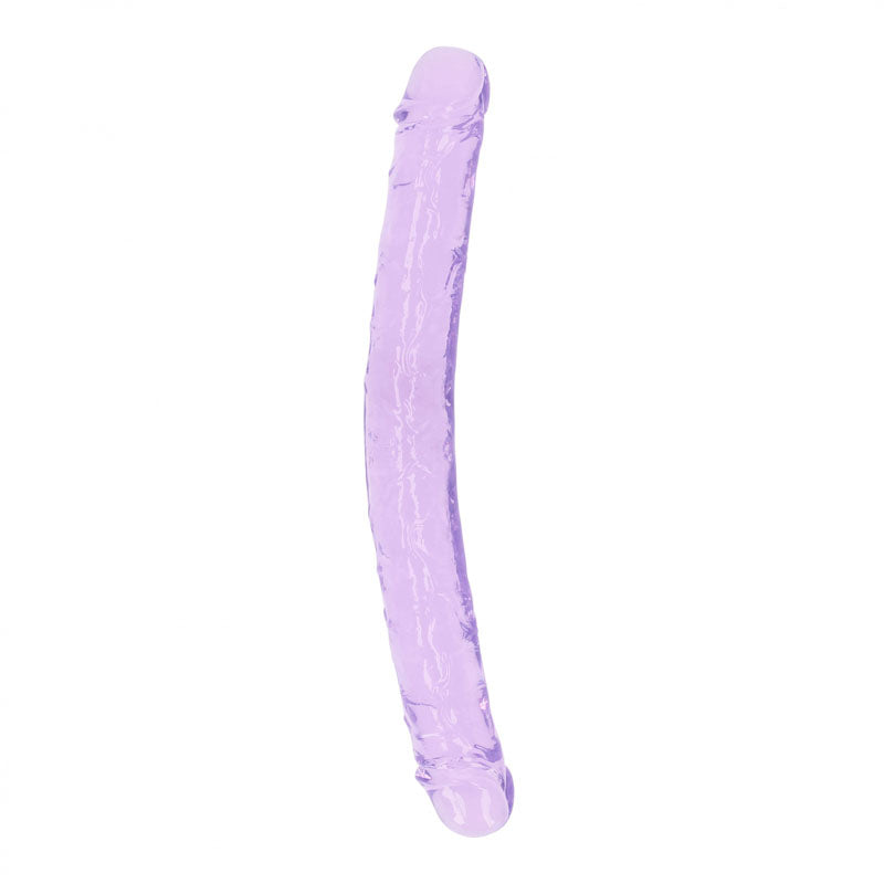 REALROCK 34 cm Double Dong - Purple - Purple 34 cm (14'') Double Dong - Hush Store Sydney 