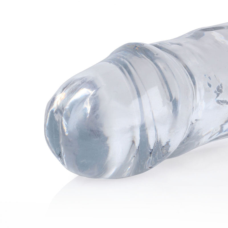 REALROCK 34 cm Double Dong - Clear - Clear 34 cm (14'') Double Dong - Hush Store Sydney 