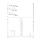 REALROCK 34 cm Double Dong - Clear - Clear 34 cm (14'') Double Dong - Hush Store Sydney 