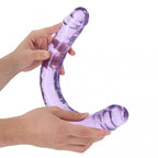 REALROCK 45 cm Double Dong - Purple - Purple 45 cm (18'') Double Dong - Hush Store Sydney 