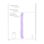 REALROCK 45 cm Double Dong - Purple - Purple 45 cm (18'') Double Dong - Hush Store Sydney 