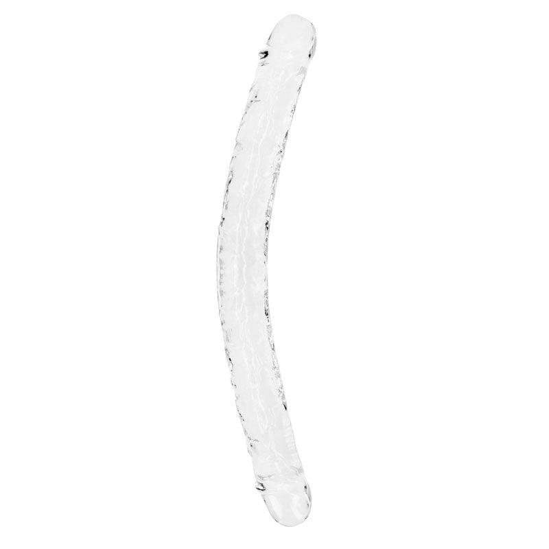 REALROCK 45 cm Double Dong - Clear - Clear 45 cm (18'') Double Dong - Hush Store Sydney 