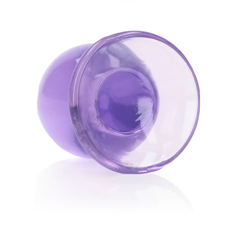 REALROCK 9 cm Anal Plug - Purple - Purple 9 cm (3.5'') Butt Plug - Hush Store Sydney 