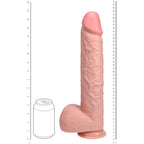 REALROCK 38cm Extra Long Dildo with Balls - Flesh - Flesh 38 cm (15'') Extra Long Dong - Hush Store Sydney 