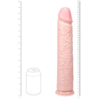 REALROCK 38cm Extra Long Dildo - Flesh - Flesh 38 cm (15'') Extra Long Dong - Hush Store Sydney 