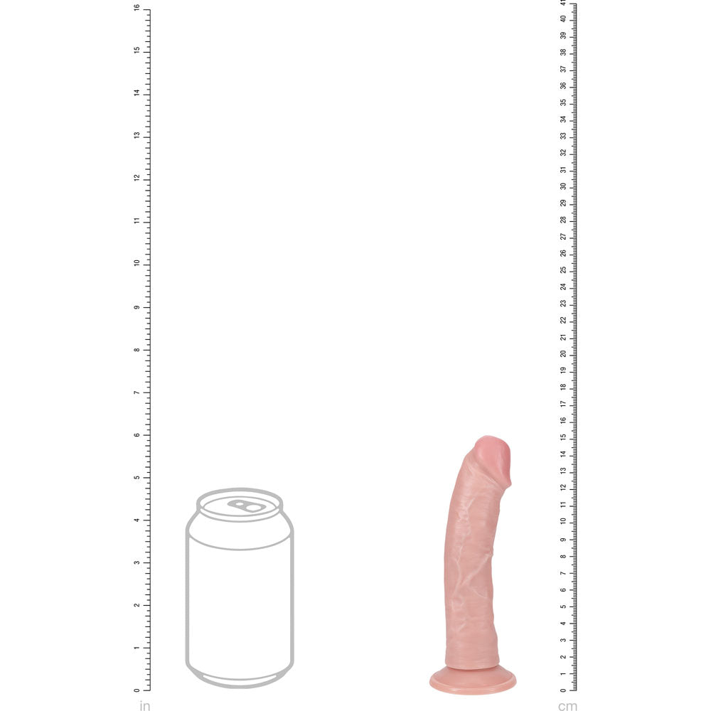 REALROCK 15cm Vibrating Cock - Flesh - Flesh 15.2 cm (6'') USB Rechargeable Vibrating Dong - Hush Store Sydney 