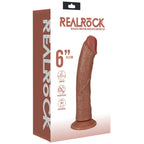 REALROCK 15cm Vibrating Cock - Tan - Tan 15.2 cm (6'') USB Rechargeable Vibrating Dong - Hush Store Sydney 