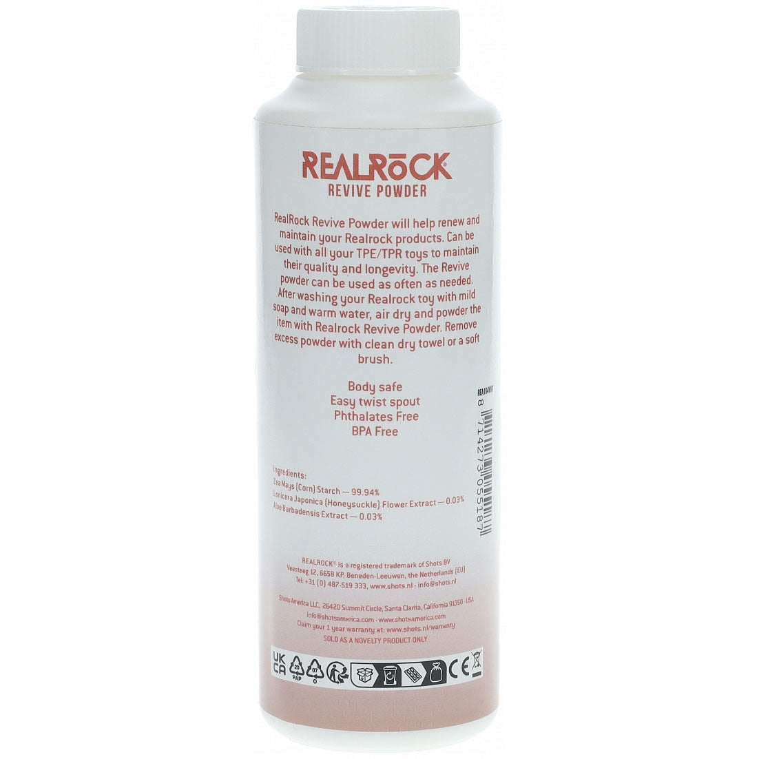 REALROCK Revive - Reviving Powder - Refreshing Powder - 114 grams - Hush Store Sydney 
