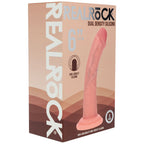 REALROCK Dual Density Silicone 6'' Curved Dildo - Flesh - Flesh 17 cm Dildo