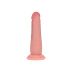 REALROCK Dual Density 6'' Sliding Skin Silicone Dildo - Flesh - Flesh 15.2 cm Sliding Skin Dildo
