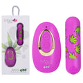 Maia JESSI 420 Remote - Purple 7.6 cm USB Rechargeable Bullet with Wireless Remote - Hush Store Sydney 