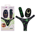Maia DATE NIGHT 420 PANTY VIBE - S/M - Black S/M 420 Panty with Black USB Rechargeable Bullet & Remote - Hush Store Sydney 