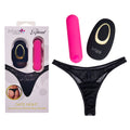 Maia DATE NIGHT PANTY VIBE - L/XL - Black L/XL Panty with Pink USB Rechargeable Bullet & Remote - Hush Store Sydney 