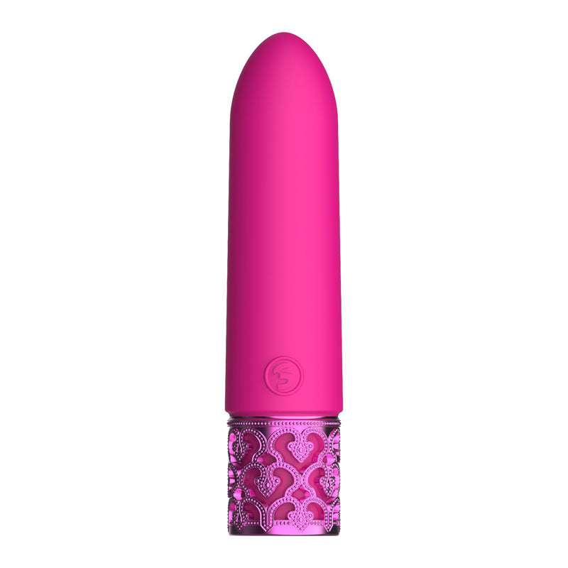 ROYAL GEMS Imperial - Silicone Rechargeable Bullet - Pink 10 cm USB Rechargeable Bullet