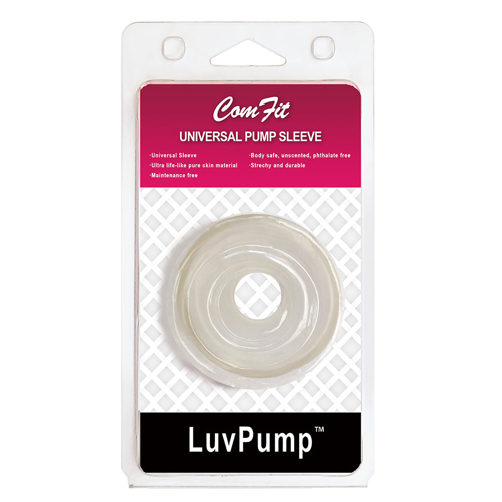 LuvPump ComFit Silicone Sleeve - White - White Universal Penis Pump Sleeve - Hush Store Sydney 
