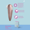 Satisfyer Number 1 - Rose Gold Touch-Free Clitoral Stimulator - Hush Store Sydney 