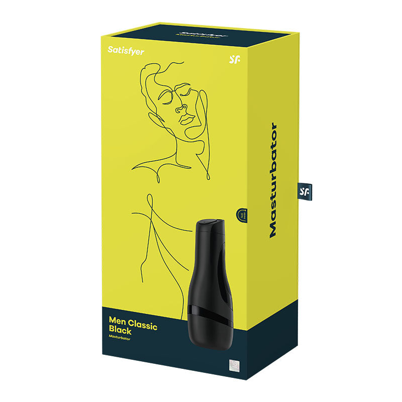 Satisfyer Men Classic - Black Stroker - Hush Store Sydney 